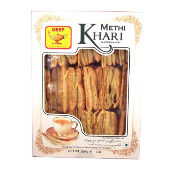 Deep Methi Khari Puffed Pastry 7 OZ (200 Grams)