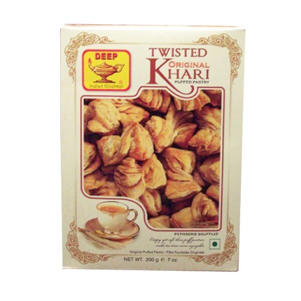 Deep Twisted Original Khari Puffed Pastry 7 OZ (200 Grams)