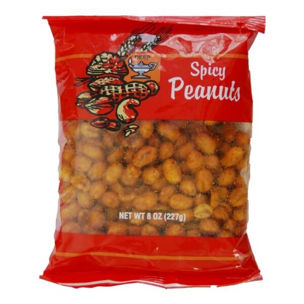 Deep Spicy Peanuts 8 OZ (227 Grams)