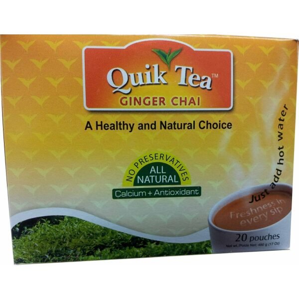 Quik Tea Ginger Chai 20 Pouches