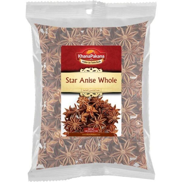 Star Aniseed Badyan 7 OZ (198 Grams) KhanaPakana Brand