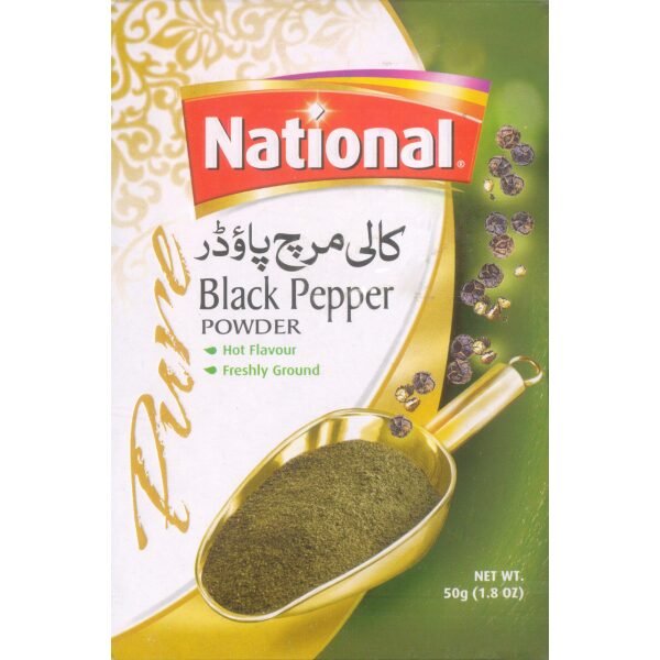 National Black Pepper Powder 50 Grams (1.8 OZ)