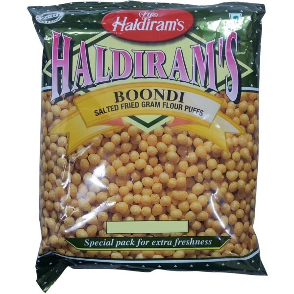 Haldiram's Boondi (Salted Fried Gram Flour Puffs) 400 Grams (14.10 OZ)