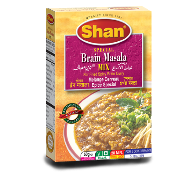 Shan Special Brain Masala Mix Stir Fried Spice Brain Curry 50 Gm