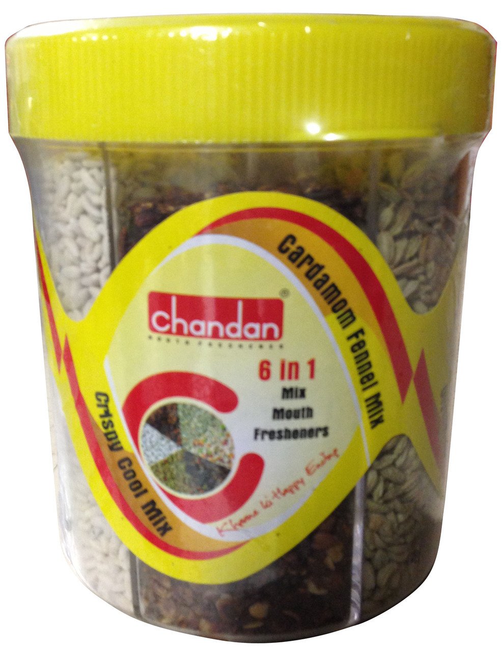 Chandan 6 in 1 Mix Mouth Fresheners Mukhwas 8.11 OZ (230 Grams)