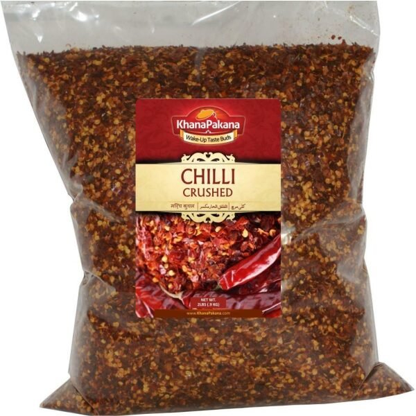 Chilli Crushed Kutti Mirch KhanaPakana Brand 2LB (0.9 KG)