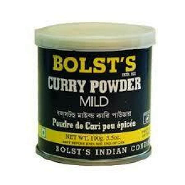 Bolts Curry Powder (Mild) 100 Grams (3.5 OZ) Can