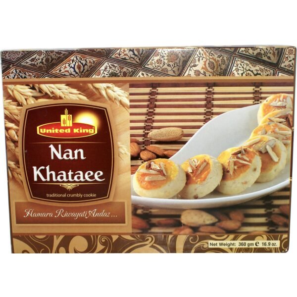 United King Nan Khataee Traditional Crumbly Cookie 360 Grams 16.9 OZ