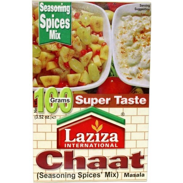 Laziza Chaat Masala Seasoning Spices Mix 100 Grams (3.52 OZ)