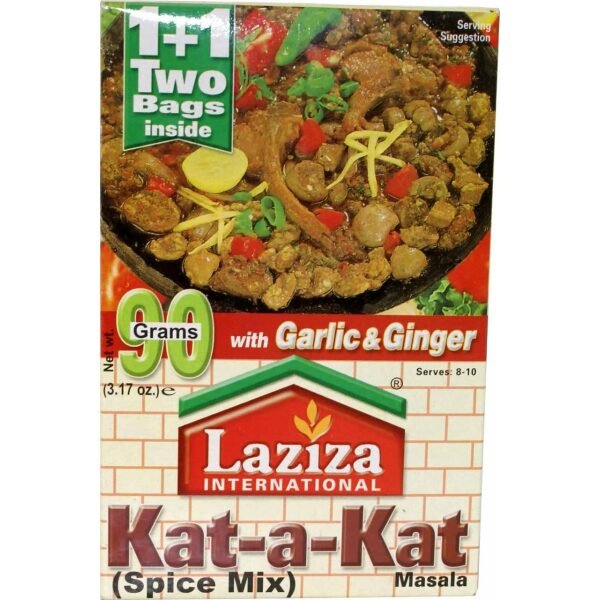 Laziza Kat-a-Kat-Masala with Garlic & Ginger (Spices Mix) 90 Grams