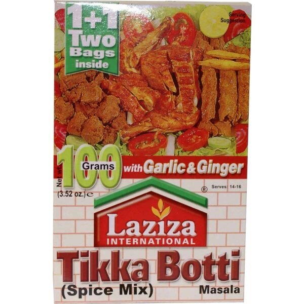 Laziza Tikka Botti Masala with Garlic & Ginger (Spice Mix) 100 Grams