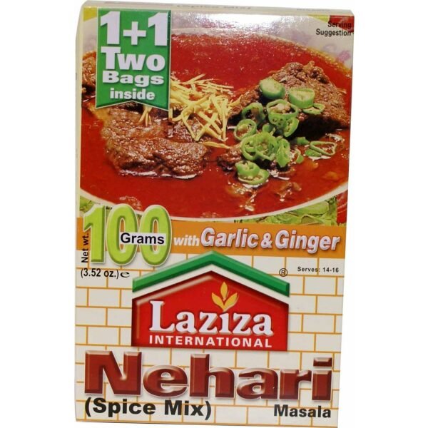 Laziza Nehari Masala with Garlic & Ginger (Spice Mix) 100gm