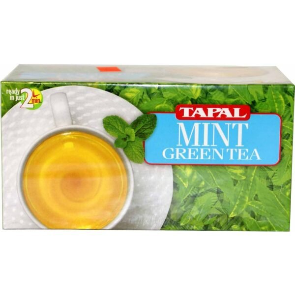 Tapal Mint Green Tea 1.58 OZ (45 Grams)