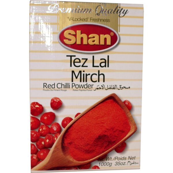 Shan Tez Lal Mirch Red Chilli Powder 1000 Grams (35 OZ)