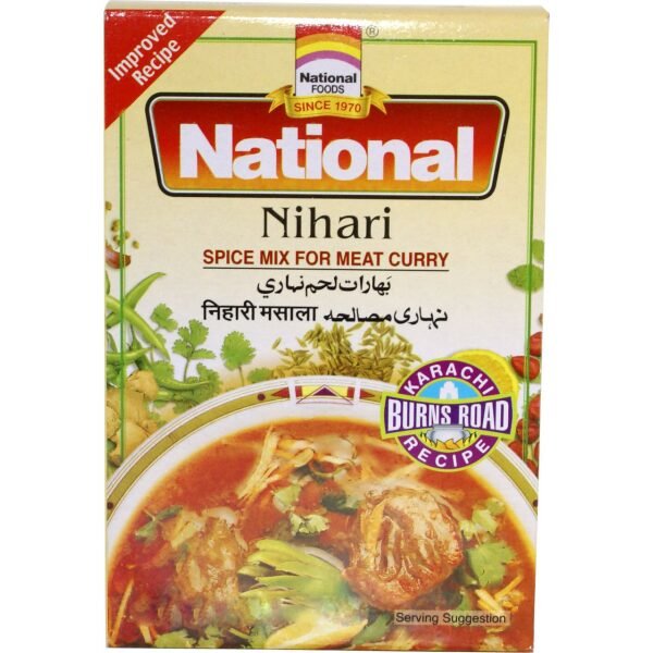 National Nihari Spice Mix For Meat Curry 100 Grams (3.5 OZ)