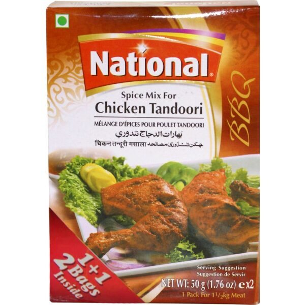 National Spice Mix For Chicken Tandoori BBQ 100 Grams