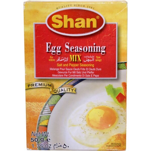 Shan Egg Seasoning Mix For Salt and Pepper Seasoning 50 Gm