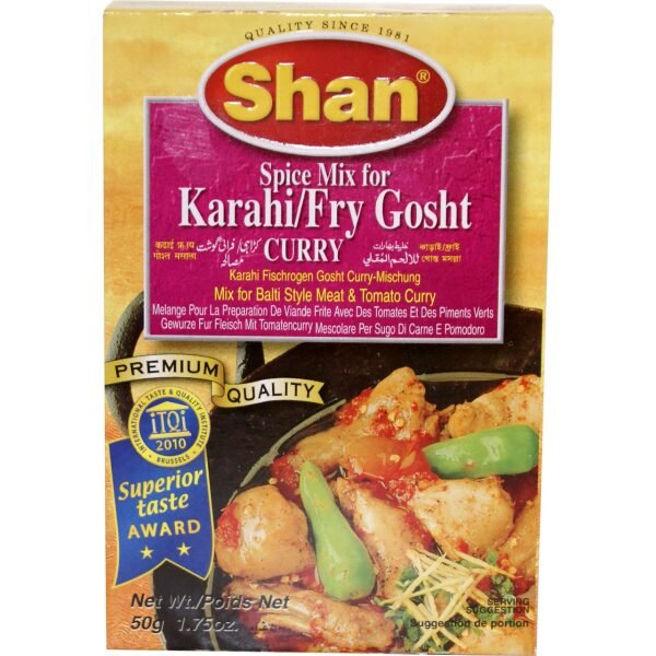 Shan Karahi/Fry Gosht Curry Masala Spice Mix 50 Grams (1.75 OZ)