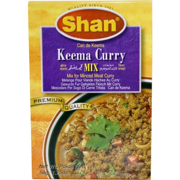 Shan Keema Curry Mix (Mix for Minced Meat Curry) 50 Grams (1.75 Oz)