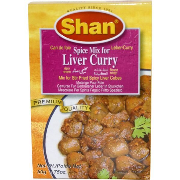 Shan Liver Curry Masala for Stir Fried Spicy Liver Cubes 50 Gm