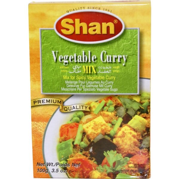 Shan Vegetable Curry Mix 100 Grams (3.5 OZ)