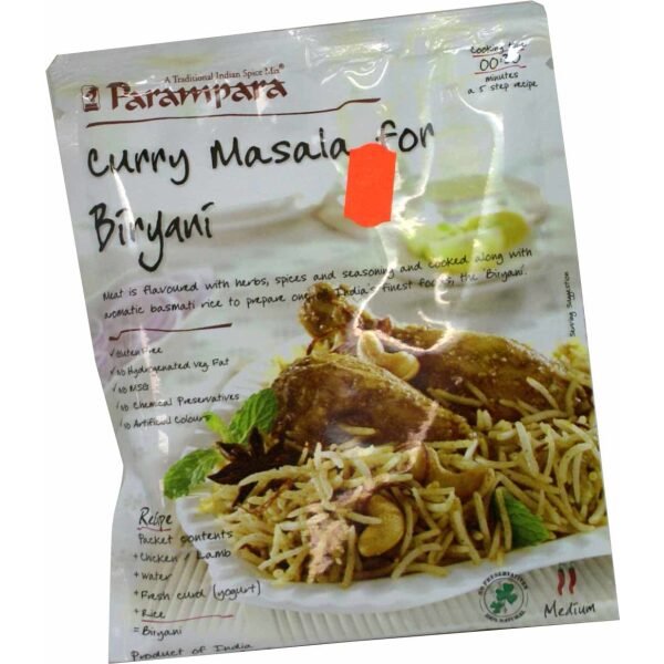 Parampara Curry Masala for Biryani 80 Grams (2.8 OZ)