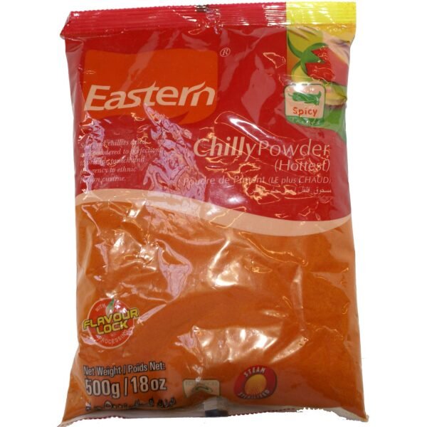 Eastern Chilly Powder Hottest 500 Grams (18 OZ)