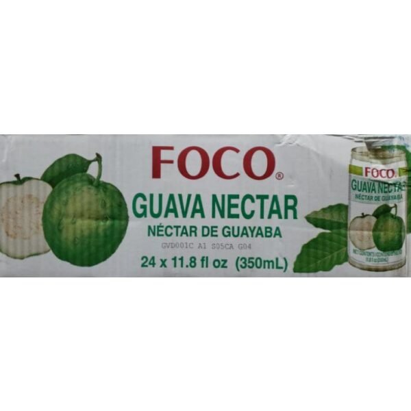 FOCO Guava Nectar Juice (Pack of 24) 350ML Each