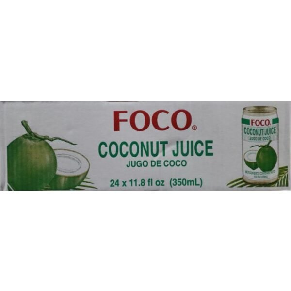 FOCO Coconut Juice (Pack of 24) 350ML Each