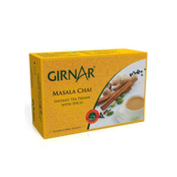 Girnar Masala Chai Instant Tea Premix 10 Sachets (220 Grams)