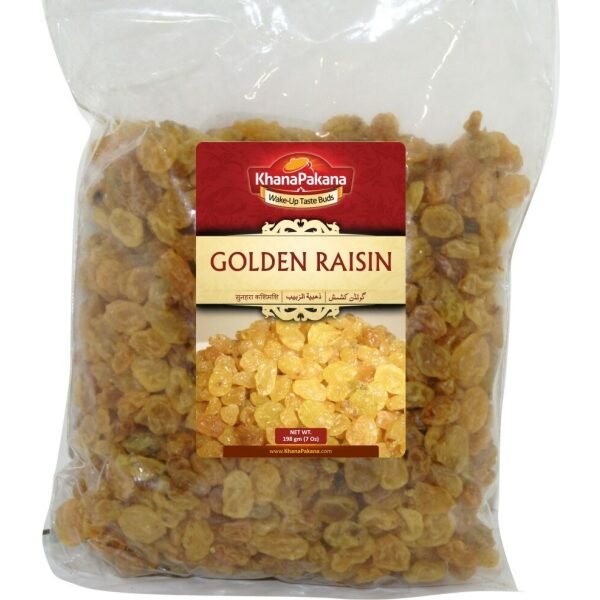 Golden Raisin Golden Kishmish 7OZ KhanaPakana Brand