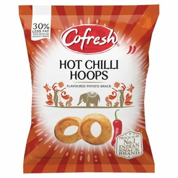 Cofresh Hot Chilli Potato Hoops 325 GM