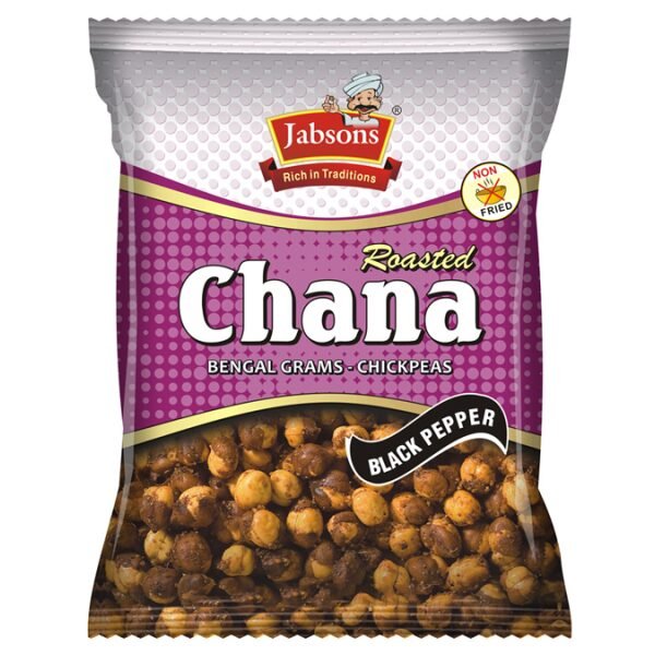 Jabsons Black Pepper Chana (Roasted) 150 Grams (5.29 OZ)