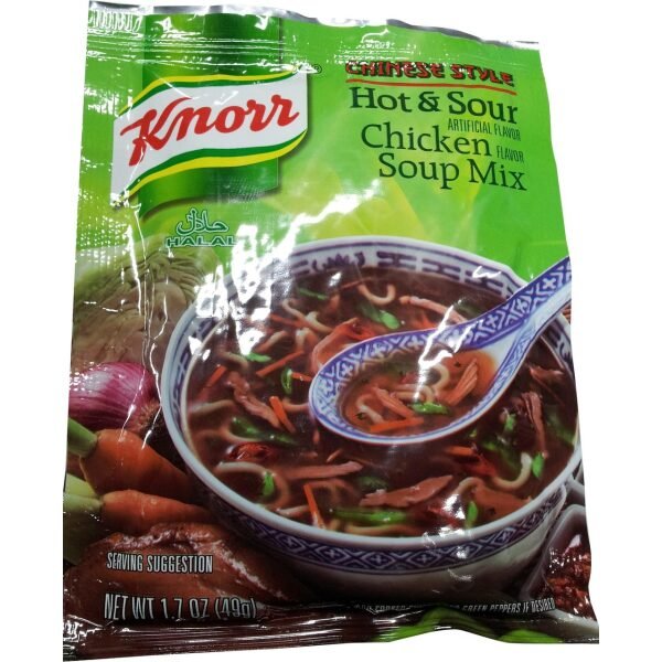 Knorr Chinese Style Hot & Sour Chicken Flavor Soup Mix 49 Grams