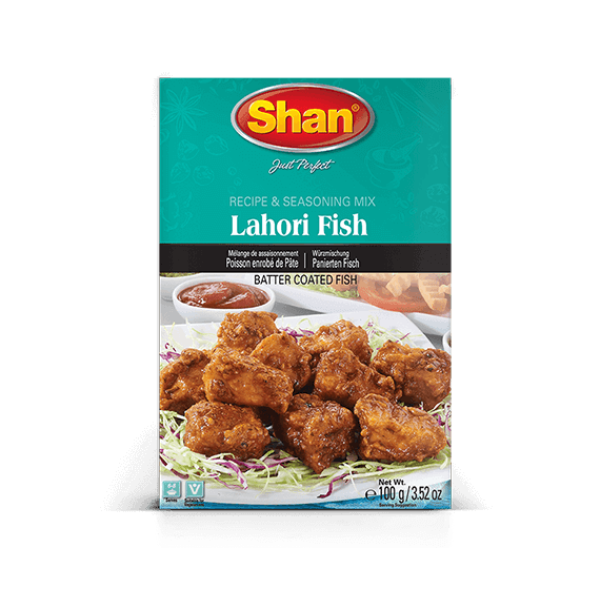 Shan Lahori Fish Masala Mix for Batter Coated Spicy Fried Fish 100 Gm