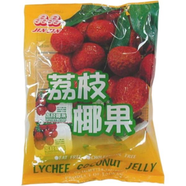 Jellico Food Lychee Coconut Jelly 14.1 OZ (400 Grams)