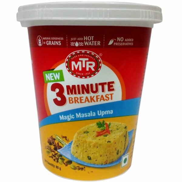 MTR 3 Minute Breakfast Magic Masala Upma 80g