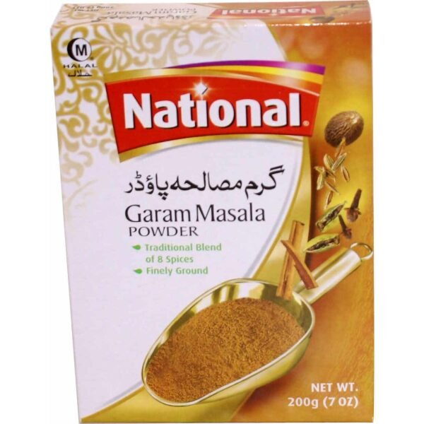 National Garam Masala Powder 200 Grams (7 OZ)