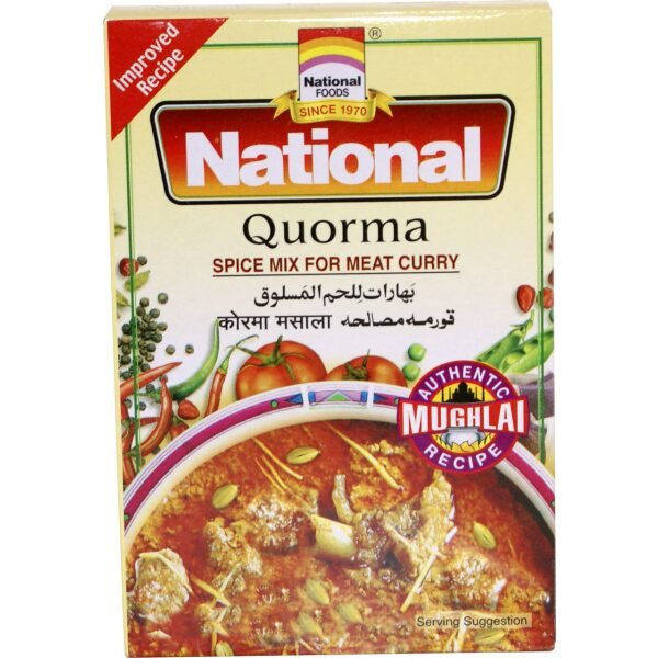 National Quorma Spice Mix For Meat Curry 100 Grams (3.5 OZ)