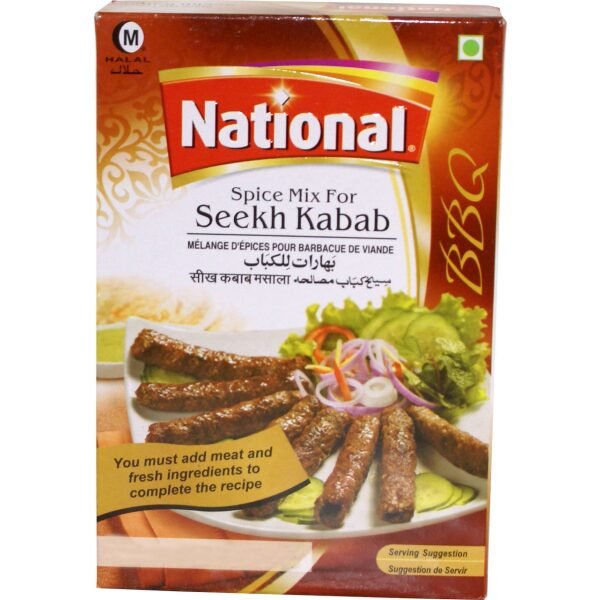 National Spice Mix For Seekh Kabab 100 Grams (3.5 OZ)