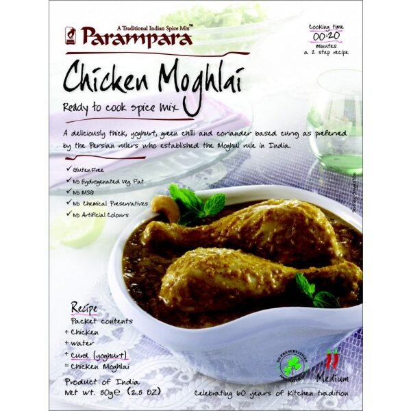 Parampara Chicken Moghlai Ready to Cook Spice Mix (Medium) 80 Gm