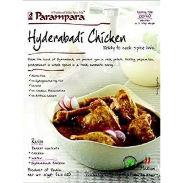 Parampara Hyderabadi Chicken Ready to Cook Spice Mix (Medium) 80 Gm