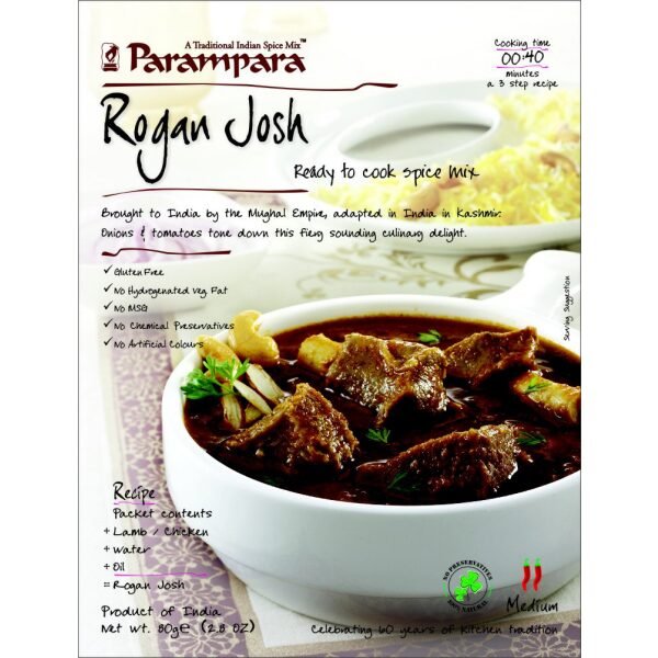 Parampara Rogan Josh Ready To Cook Spice Mix 2.8 OZ (80 Grams)