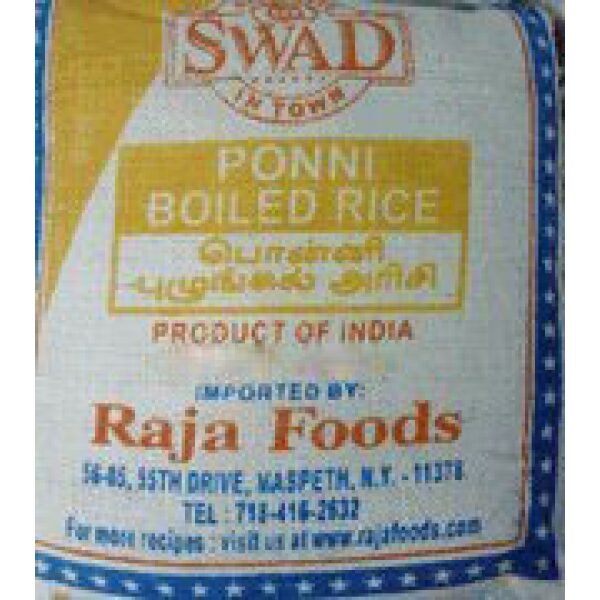 Swad Ponni Boiled Rice 20 LB