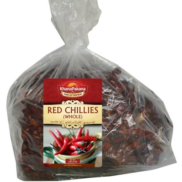 Red Chillies Whole 2LB Sabut Lal Mirch KhanaPakana Brand