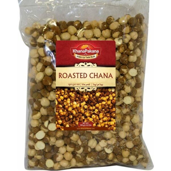 Roasted Chana 14OZ Bhuna Huwa Chana KhanaPakana Brand