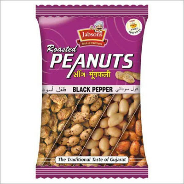 Jabsons Black Pepper Peanuts (Roasted) 140 Grams (4.9 OZ)