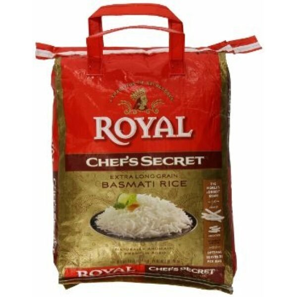 Royal Chef's Secret Extra Long Grain Basmati Rice 20 LB