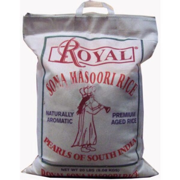 Royal Sona Masoori Rice 20 LB