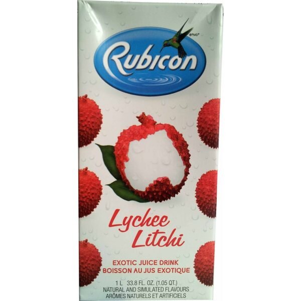 Rubicon Lychee Juice Drink Litchi Juice 1000 ML (33.08 Fl Oz) 1 Litre